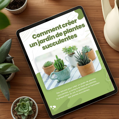 E-book comment créer un jardin de plantes succulentes