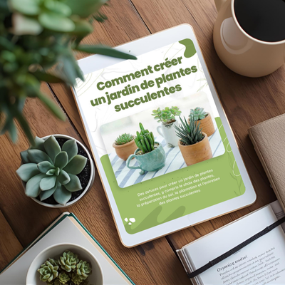 E-book comment créer un jardin de plantes succulentes