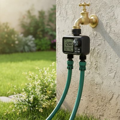 Programmateur arrosage  intelligent avec grand écran facile à lire