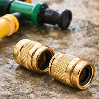 2 pièces de Raccord tuyau arrosage femelle femelle QuickBrass 