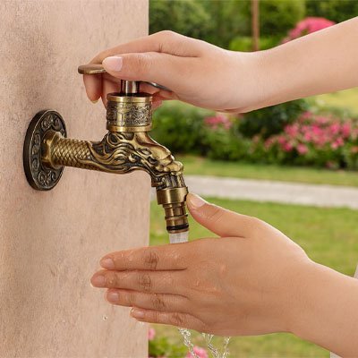 Robinet exterieur | Dragon Laiton™ - Katherine Jardine