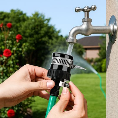 Adaptateur robinet universel InstallFlex étanche et compatible robinet standard