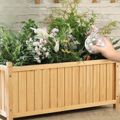 Arrosage Goutte a Goutte BullO dans une grande jardinière extérieure