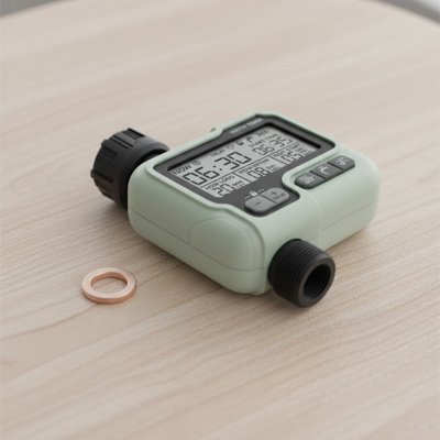 Arrosage programmé intelligent Eco déposé sur table