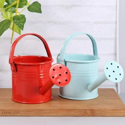 Arrosoir Mini Mignonne rouge et bleu ciel