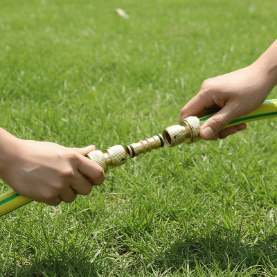 raccordement - tuyau - arrosage|coupleur - de - jonction|QuickBrass - Katherine Jardine