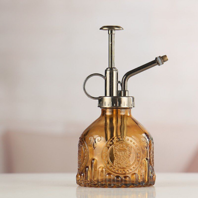 Brumisateur Plante Verre Dark Vintage  ambré