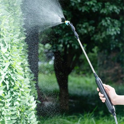 utilisation au jardin de la Lance télescopique pulvérisateur SSPRIZZ 3M