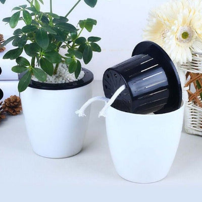 Pot de fleur Deco Durable - S : l'arrosage simplifié !