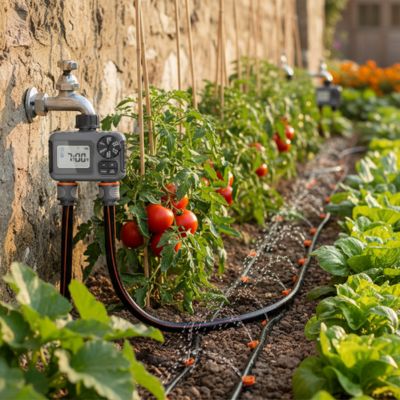 Programmateur arrosage automatique Regul-O potager tomates