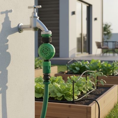 Programme arrosage Eco-Matic au potager urbain