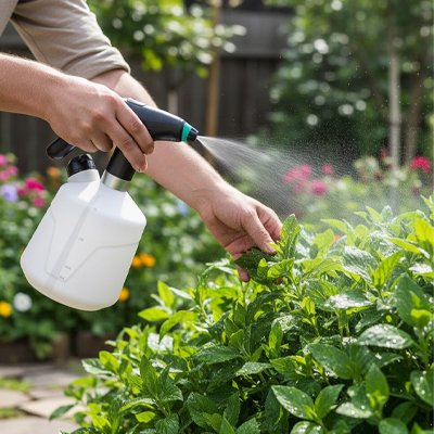 Pulvérisateur Electrique Gardenia 2L avec sa poignée noire et verte