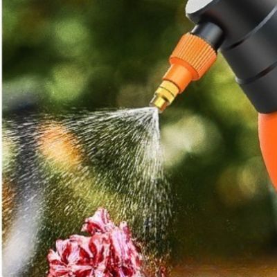 jet diffus du Pulvérisateur jardin Aquapulse duo orange 