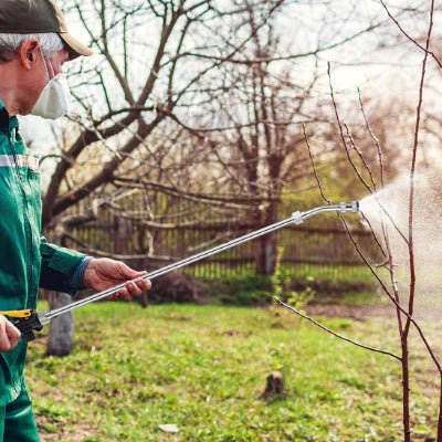 Ajout d'une lance téléscopique pour pulvériser dans les arbres avec le Pulvérisateur Professionnel JetPro 30 cm 