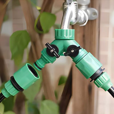 Installation facile du Raccord tuyau arrosage en Y Biflex