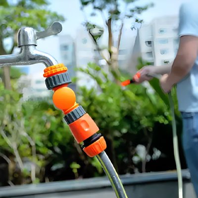 Raccord tuyau arrosage pivotant 360° FlexiRotate l'ami du jardinier
