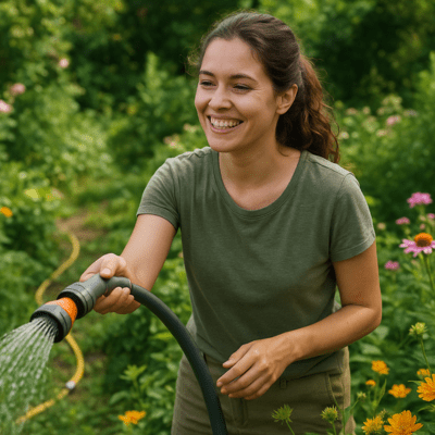 raccordement - tuyau - arrosage|coupleur - de - jonction|QuickBrass - Katherine Jardine