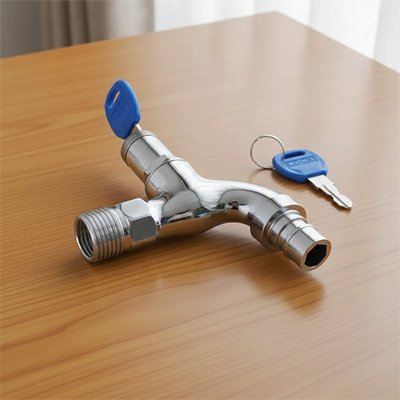 Robinet exterieur Antivol Robust sur une table