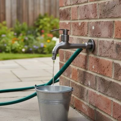 Robinet pour exterieur Arrosage Optimal+ avec raccord et sceau métallique